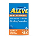 Aleve Back & Muscle Pain Relief Naproxen Δισκία νατρίου, Αναπνευστήρας πόνου & Πυρετός, Ιατρική για το σώμα, 250 Count
