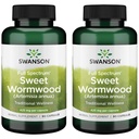 Swanson Sweet Wormwood - Μπορεί να προωθήσει GI Gut Health, Microbial Balance & Digestive Health Support - Βότανο συμπλήρωμα με Artemisinin - (90 κάψουλες, 425mg έκαστο) 2 Συσκευασία