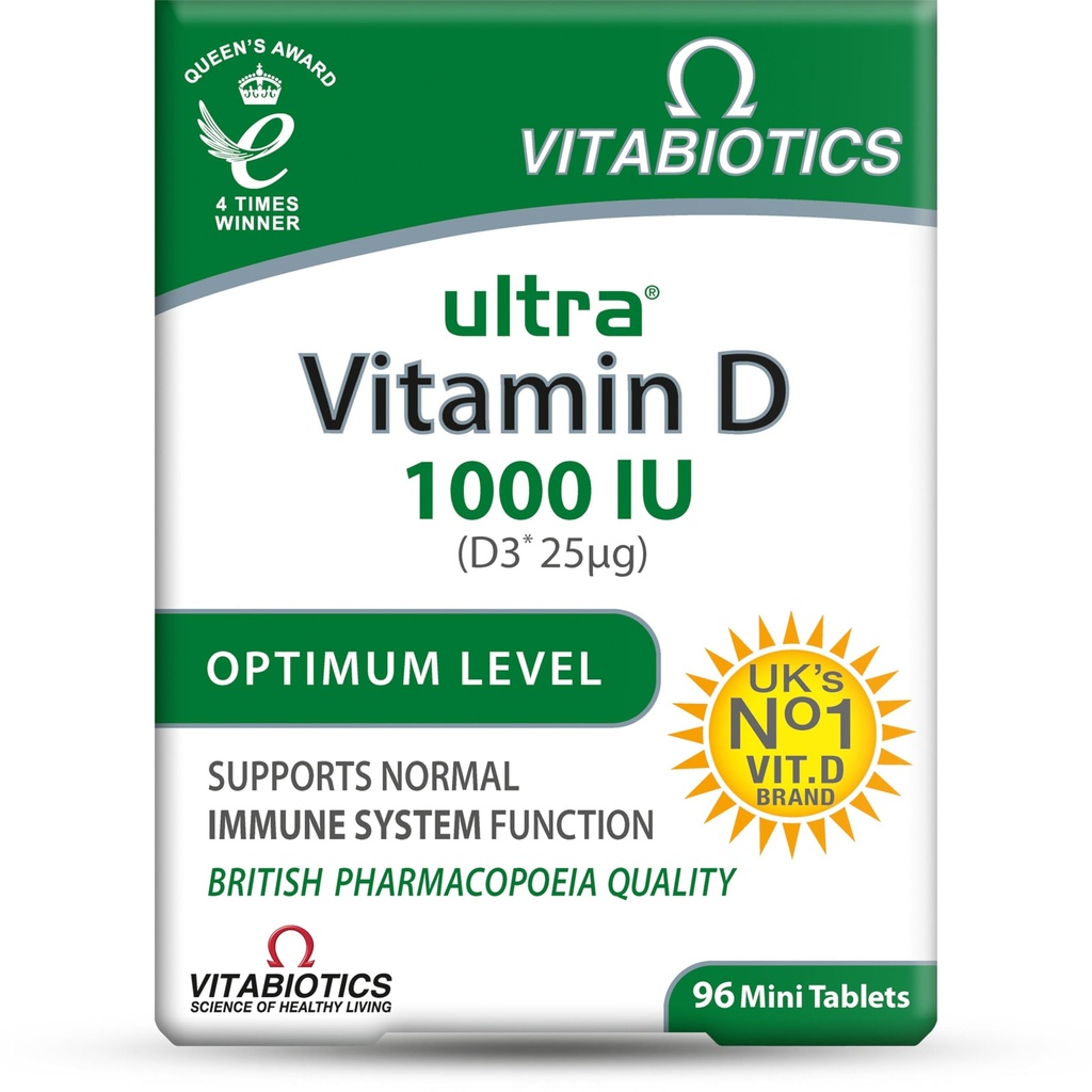 Εξαιρετικά από Vitabiotics Βιταμίνη D Δισκία x 96