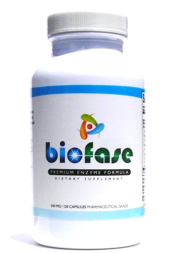 Biofase-Premium-Enzyme-Formula 120 Κάψουλες - Biofilm Defense & Digestion - Systemic Enzymes to Support Intestinal Health - No Fillers!
