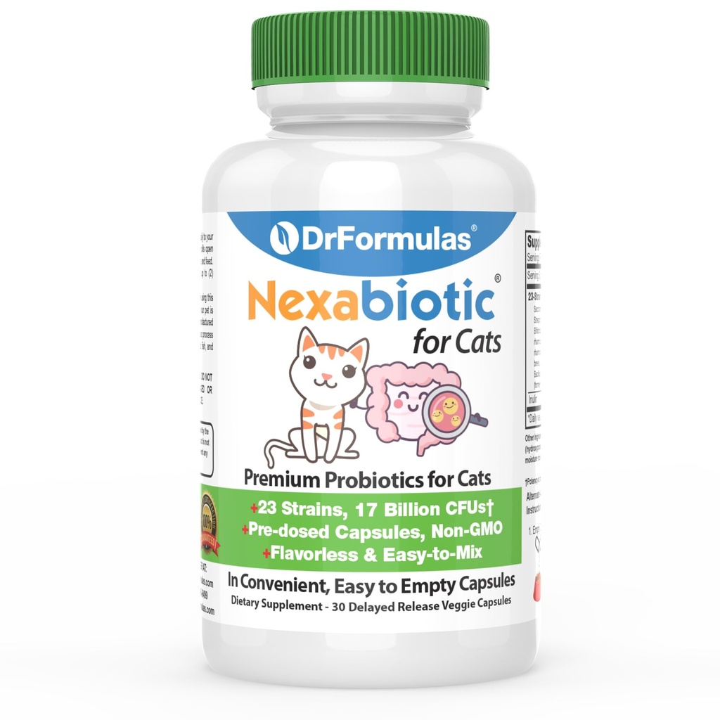 DrFormulas Nexabiotic Probiotics for Cats Powder 