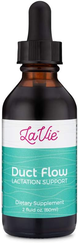 Duct Flow Γαλουχία Υποστήριξη - Clogged Γάλα Duct Relief Supplement, Βότανο Θηλασμός Υποστήριξη συμπλήρωμα Βάμμα για το στήθος Engorgement Relief και Clogged Γάλα Ducts (2 Fl. Oz)