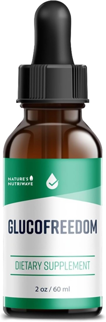 GlucoFreedom Supplement Drops – Υγρό μείγμα με βάση το φυτό Astragalus & Σπόροι σταφυλιού – Μη ΓΤΟ, GMP-Certified, Made in USA – 2oz, 60ml, 1 Μήνας Προμήθεια
