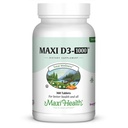 Maxi-Health Βιταμίνη D3 1000 IU - για υγιή μυϊκή λειτουργία, υγεία των οστών και ανοσοποιητική υποστήριξη – 360 δισκία – Best Kosher συμπλήρωμα για ενήλικες