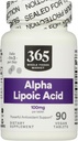365 από το Whole Foods Market, Alpha Lipoic Acid 100mg, 90 Count