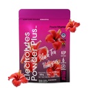 PowderVitamin Electrolytes Powder Plus (100 Servings) Black Tea Hibiscus Electrolyte Powder Keto, Sugar Free, Pink Himalayan Salt,1000mg Potassium,120mg Calcium,120mg Magnesium, Hydration Powder
