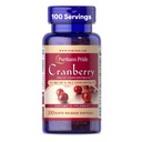 Puritan's Pride Premium Cranberry Fruit Concentrate 252mg (12.600mg Ισοδύναμο) με Βιταμίνες C και E, Συμπλήρωμα διατροφής για την υποστήριξη ανοσοποιητικού συστήματος, 100 Rapid Release Softgels