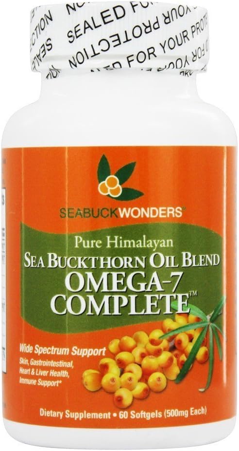 Seabuck Wonders Sea Buckthorn Omega 7 Complete - 500 mg - 60 Softgels