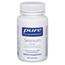 Pure Encapsulations Selenium (Citrate) - για την υποστήριξη του ανοσοποιητικού συστήματος & κυτταρική υγεία - Συμπλήρωμα αντιοξειδωτικών - Υποστηρίζει τη ροή του αίματος* - Χωρίς γλουτένη & Vegan - 180 κάψουλες