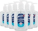 Germ-X Advanced Hand Sanitizer, μη αποξηρατικό Moisturizing Clear Gel, Instant και No Rinse Formula, Επιστροφή στο σχολείο Προμήθειες College, αντλία μπουκάλι, 8 Fl Oz (πακέτο του 6)