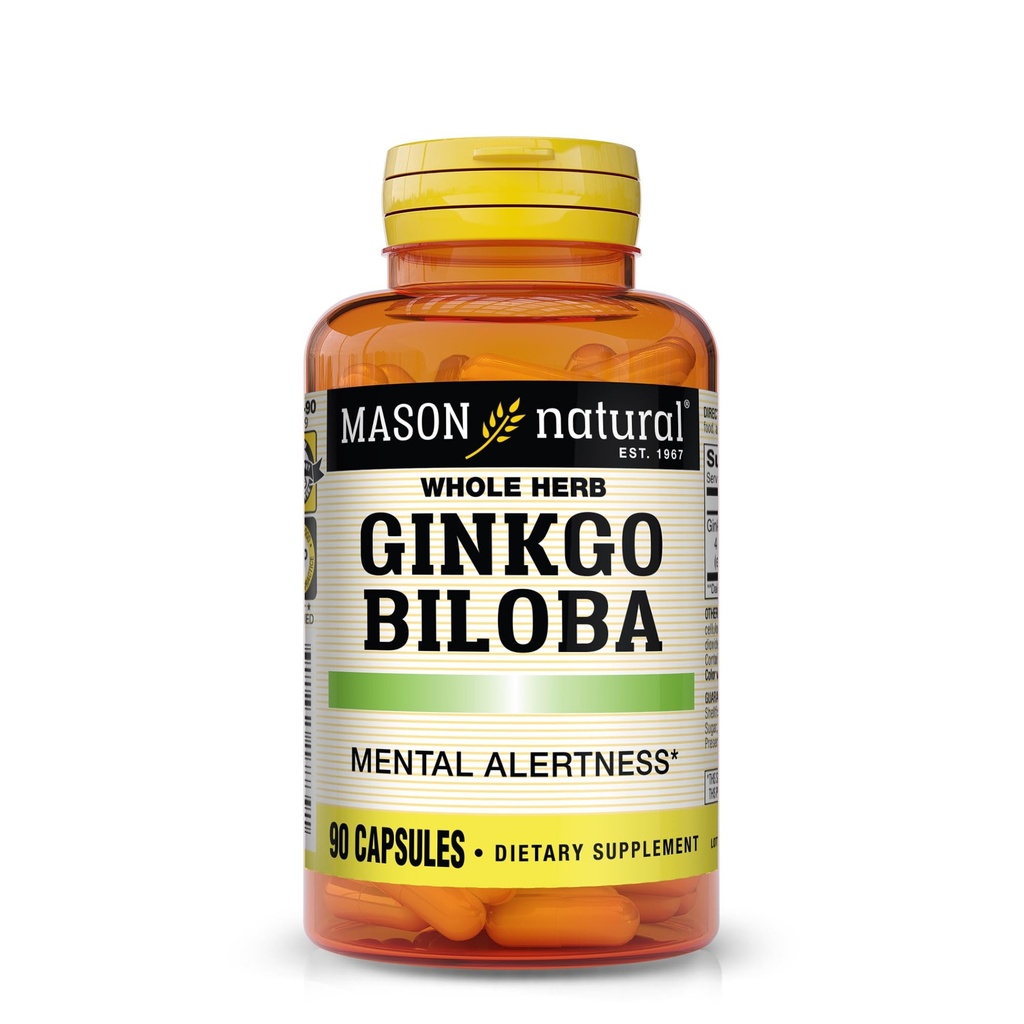 Mason Βιταμίνες Gingko Biloba Κάψουλες, 90 κόμης
