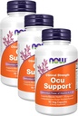 NOW Συμπληρώματα, Ocu SupportTMwith FloraGLO® Lutein, Plus Βιταμίνες A, C και E, 90 κάψουλες Veg (Pack of 3)