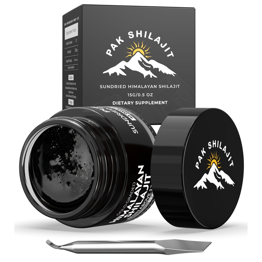 Αμιγώς Himalayan Shilajit Resin 45 ημέρες Sun Dryd & Gold Graded Shilajit Πάνω από 17000FT 