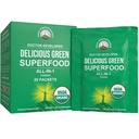 Μέγιστη απόδοση Βιολογικά Πράσινα Superfood Powder Single Σερβίρετε ταξιδιωτικά πακέτα. Καλύτερη γεύση Organic Green Juice Super Food με 25+ Όλα τα φυσικά συστατικά για τη μέγιστη ενέργεια. (20 πακέτο)