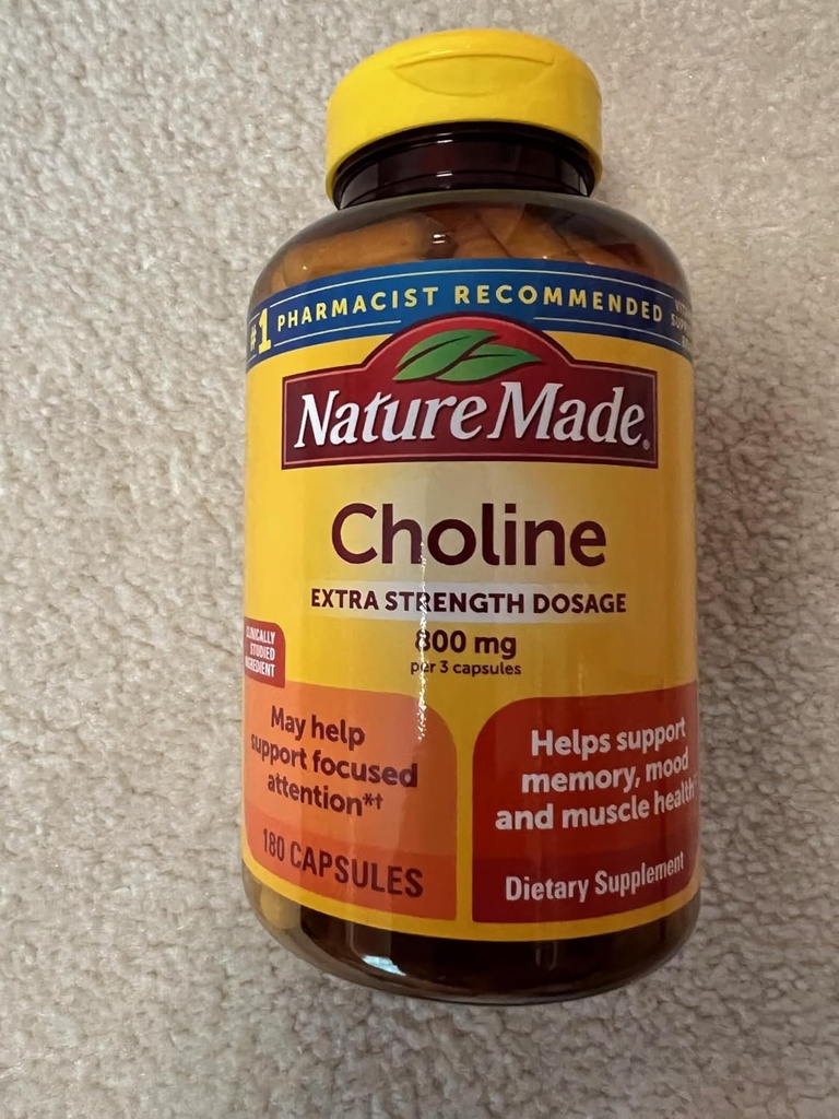 GOOFY TURTLE Choline Extra Strength Dosage 800mg Dietary Supplement