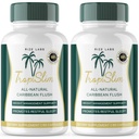 (Επίσημη 2 τεμ.) Tropislim, Tropislim All Natural Caribbean Flush, συμπλήρωμα απώλειας βάρους, Tropislim Sliming Κάψουλες για γυναίκες, Υγιεινό στυλ ζωής + Leaner Physique, Τροπικές Κριτικές (120 κάψουλες)
