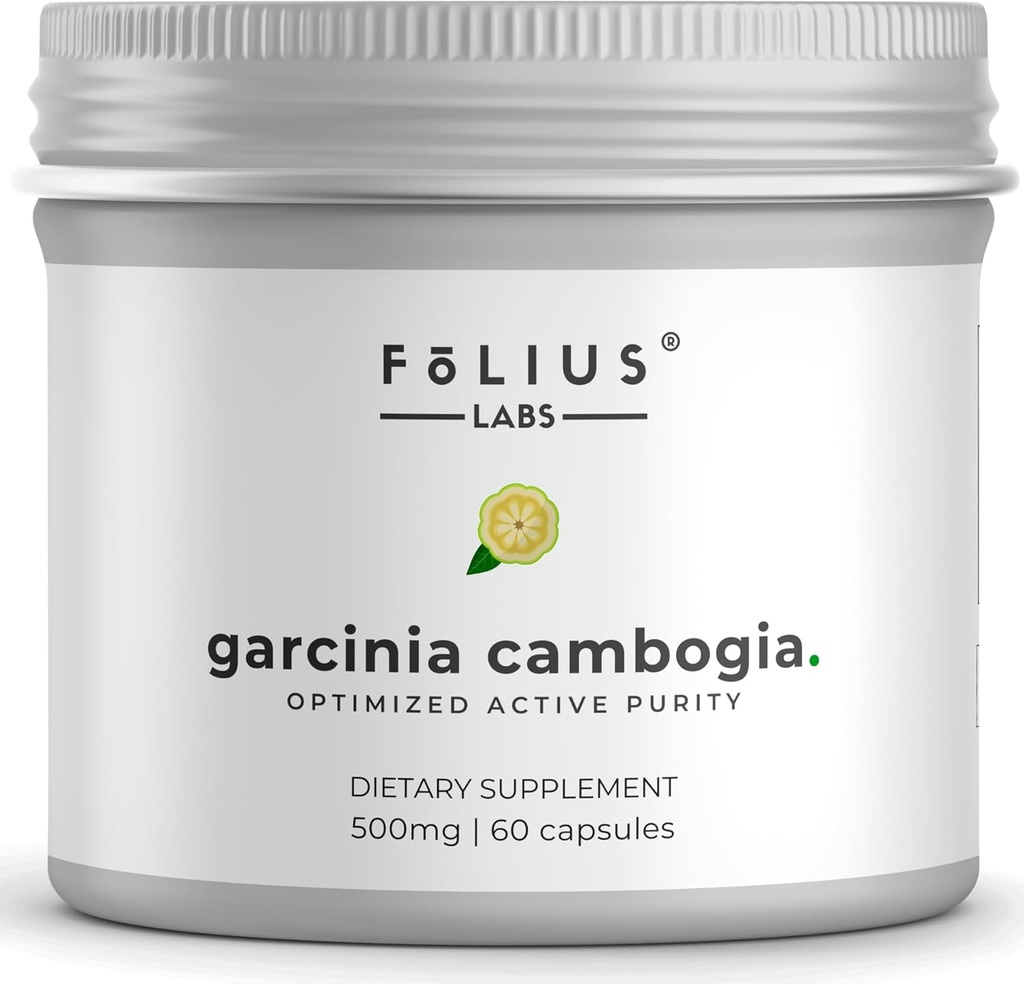 Pure Garcinia Cambogia Extract συμπλήρωμα 500mg - 100% φυσικό εκχύλισμα HCA συμπυκνωμένο σε 60% - Υποστηρίζει υγιεινή πέψη και μεταβολισμό - 60 κάψουλες