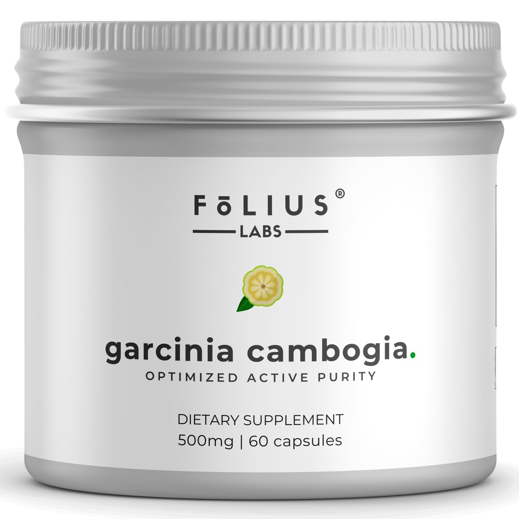 Pure Garcinia Cambogia Extract συμπλήρωμα 500mg - 100% φυσικό εκχύλισμα HCA συμπυκνωμένο σε 60% - Υποστηρίζει υγιεινή πέψη και μεταβολισμό - 60 κάψουλες
