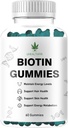 Biotin Gummies, μαλλιά, δέρμα και νύχια Gummies - Υποστηρίζει υγιή μαλλιά - Vegan Βιοτίνη Βιταμίνες για γυναίκες & άνδρες (1)