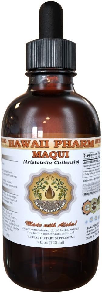 HawaiiPharm Liquid Extract, Βιολογικό Μακί (Aristotelia chilensis) Συμπλήρωμα Βάμμα 2 oz