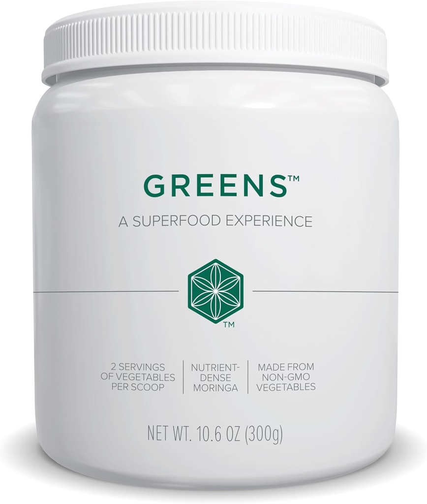 Isagenix Moringa Greens - Πράσινο πόσιμο σκόνη με Αντιοξειδωτικά & Superfoods - Συμπλήρωμα διατροφής - Κατασκευάζεται με μη ΓΤΟ, ολόκληρα λαχανικά τροφίμων - 10,6 oz (30 σερβίτσια)