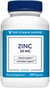 Η βιταμίνη Shoppe ψευδάργυρος 50mg ανά υπηρεσία (300 κάψουλες)
