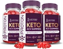 Justified Laboratories (3 Pack Proton Protein Keto ACV Gummies Advanced Formula 1000MG Proton Boost Formulated with Ρόδι με σκόνη χυμού τεύτλων B12 Vegan Non GMO 180 Gummys