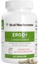 Real Mushrooms Ergothioneine Supplement – Golden Oyster Mushroom with Beta-Glucans – L-Ergothienine Extract Poweder – Organic, Vegan, Non-GMO, No Fillers – 60 Capses Mushroom Supplement for Humans