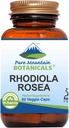 Pure Mountain Botanicals Rhodiola Rosea Supplement - 60 Kosher Vegan Κάψουλες με 250mg Root Extract