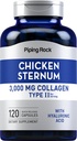 Piping Rock Κοτόπουλο Sternum Τύπου ΙΙ Collagen συμπλήρωμα 