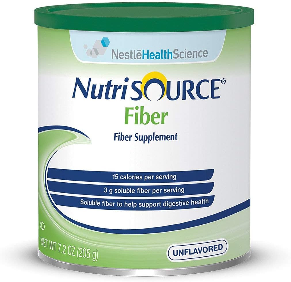NutriSOURCE Fiber συμπλήρωμα σκόνης-Flavor Άγευστες θερμίδες 15 / 1 κ.σ. (4 g) Στυλ σκόνη Συσκευασία 7.2 oz (205 g) Μπορεί - Κάθε 1