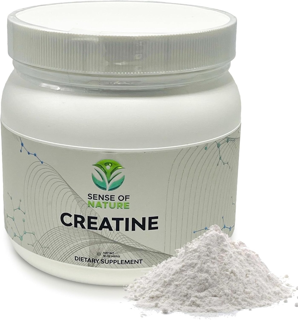Creatine Monohydrate Powder 90 Σερβίρεις - 5g (5000mg) Micronized Creatine Powder per Serving, Createine Pre Workout, Creatine for Building Muscle, Creatine Monohydrate 450g (1,0lbs)