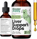 Forever Puppy Liver Support Drops for Dogs - συμπλήρωμα γαϊδουράγκαθου για σκύλους - Liquid Silymarin Herb - Συμπληρώματα κυνικών & βιταμινών για όλες τις Φυλές & Μεγέθη - 2 oz