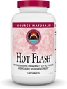 Source Naturals Hot Flash - Βοηθά στη μείωση της συχνότητας των καυτές αναλαμπές που σχετίζονται με την εμμηνόπαυση, μη GMO σόγια - 180 δισκία - 60 ημέρες προσφοράς
