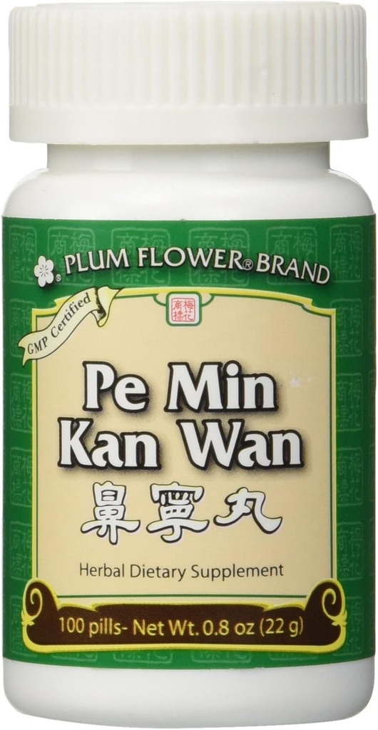 Pe Min Kan Wan (Χάπια Αλλεργίας), 100 ct, Λουλούδι Δαμάσκηνου