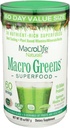 MacroLife Naturals Macro Greens Powder 38 Superfood Probiotic Antioxidant Enzyme & Herbal Supplement Immunity Energy Cleanse - Μη-GMO Vegan Gluten-Free Γαλακτο-ελεύθερο - 60 Σερβιέτες