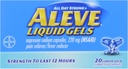 Aleve Liquid Gels, 20 ct