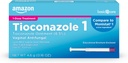 Basic Care Tioconazole Ointment 6,5 τοις εκατό, 1-Dose θεραπεία, Κολπική θεραπεία μόλυνσης ζύμης για τις γυναίκες, φροντίδα θηλυκών, 0,16 ουγγιά (πακέτο του 1)