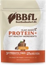 BBfL Πρωτεΐνη με βάση το φυτό Shake – 21g Πρωτεΐνη Vegan, Κακάο + Μηλίτη της Μήλου Ξίδι, Πρεβιοτικά, Επιπεφυκτικά Ένζυμα, Υποστηρίζει Υγεία των Ούλων – All-in-One Shake for Women & Men (15 Servings, Cocoa Cream)