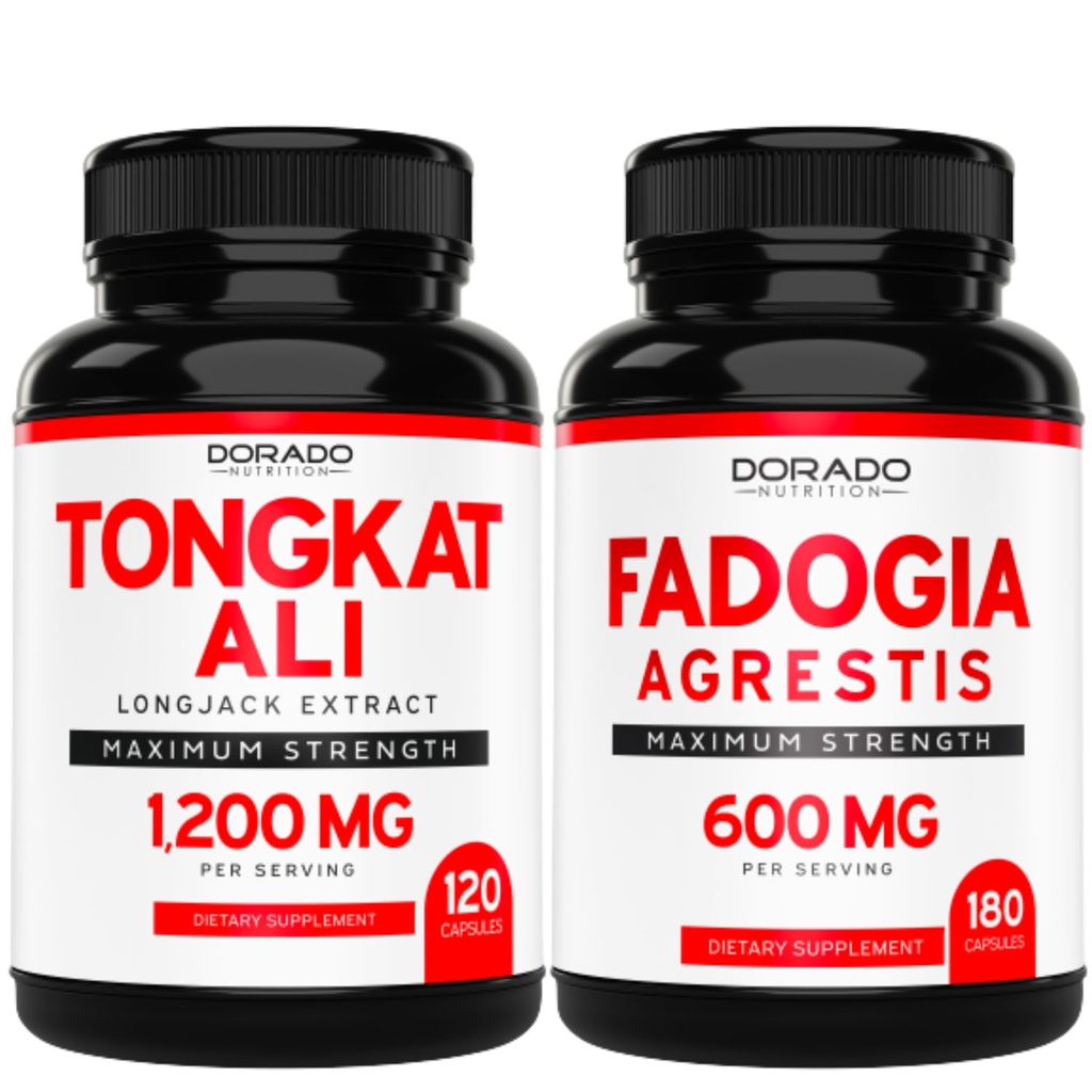 DORADO NUTRITION Tongkat Ali Extract (Longjack) Eurycoma Longifolia και Fadogia Agrestis 600mg εκχύλισμα