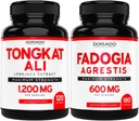 DORADO NUTRITION Tongkat Ali Extract (Longjack) Eurycoma Longifolia και Fadogia Agrestis 600mg εκχύλισμα