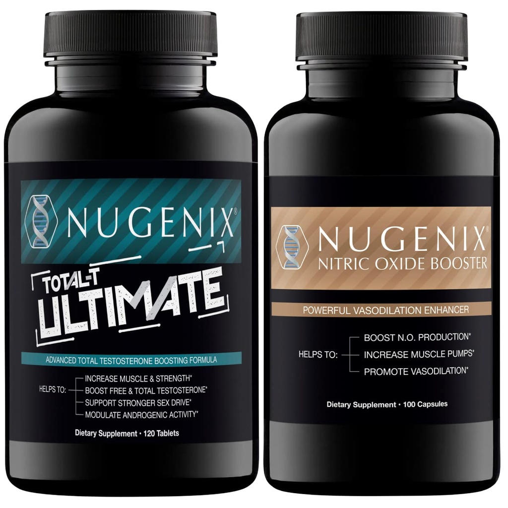 Nugenix Total-T Ultimate Testosterone Booster για άνδρες και Nitric Oxide Booster για άνδρες