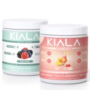 Διατροφή της Kiala Super Greens, Βιολογικά Πράσινα Σκόνη, Spirulina & Chlorella Superfood Σκόνη, Ζάχαρη & Γλουτένη Χωρίς Vegan, Spectra Blend, Μικτό Berry & Miami Vice, 2 Pack