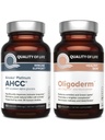 Ποιότητα της ζωής με Kinoko Platinum AHCC Mushroom Extract και Oligoderm με εκχύλισμα Oligonol Lychee - Immune Support Skin Health Bundle