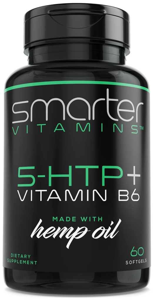 200mg 5-HTP + Βιταμίνη B6, Εκτεταμένη έκδοση χρόνου, 60 softgels, 30 μερίδες