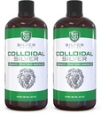 **Enhanced Colloidal Silver Liquid – Ultimate Immune Support Supplement | Immunity Boost & Immune Booster for Adults | Silver Water Solution for Immune Defense | 30 PPM Structured Silver | 2 Pack**