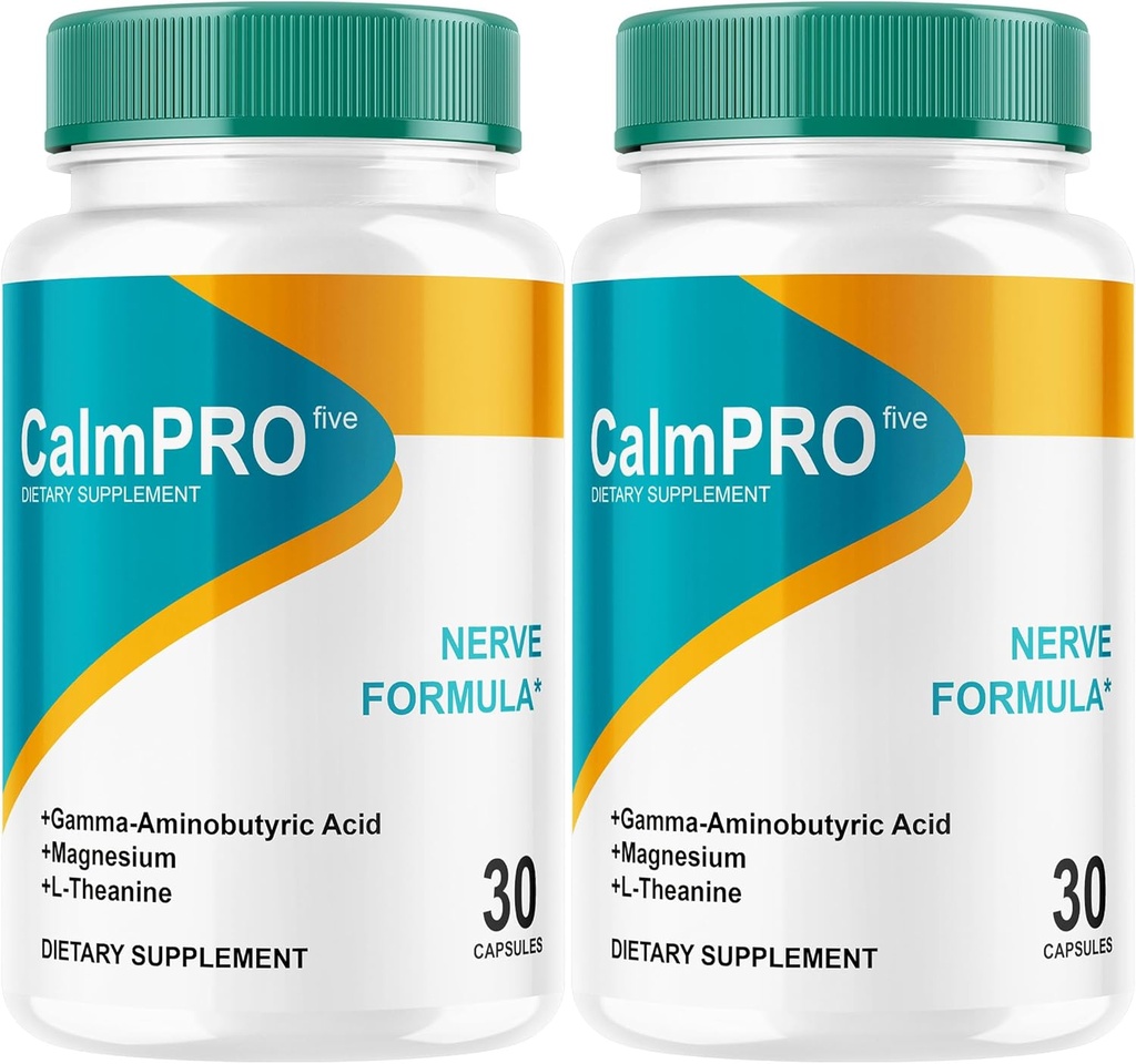 (2 Pack) Calm Pro 5, Calm Pro 5 κάψουλες, Calm Pro Πέντε χάπια συμπλήρωμα, Calm Pro 5 Advanced Formula - Όλες οι φυσικές κάψουλες, Calm Pro 5 Κριτικές, 2 μπουκάλι