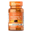 Puritan's Pride Zeaxanthin 4mg με LutigoldTM 10mg καροτενοειδή, Συμπλήρωμα διατροφής για υγιή μάτια και όραση, 60 Easy-to-Swallow Rapid Release Softgels