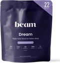 Beam Dream Sleep Powder, L-Theanine, Apigenin, Reishi και Μαγνήσιο, Third Party Tested Natural Sleep Aid & Sleep Supplement Supplement for Deep Sleep, Relaxation and Recovery, Natural Sleep Support, 22 Υπηρεσίες
