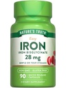 Nature's Truth Iron Supplement for Women & Men 